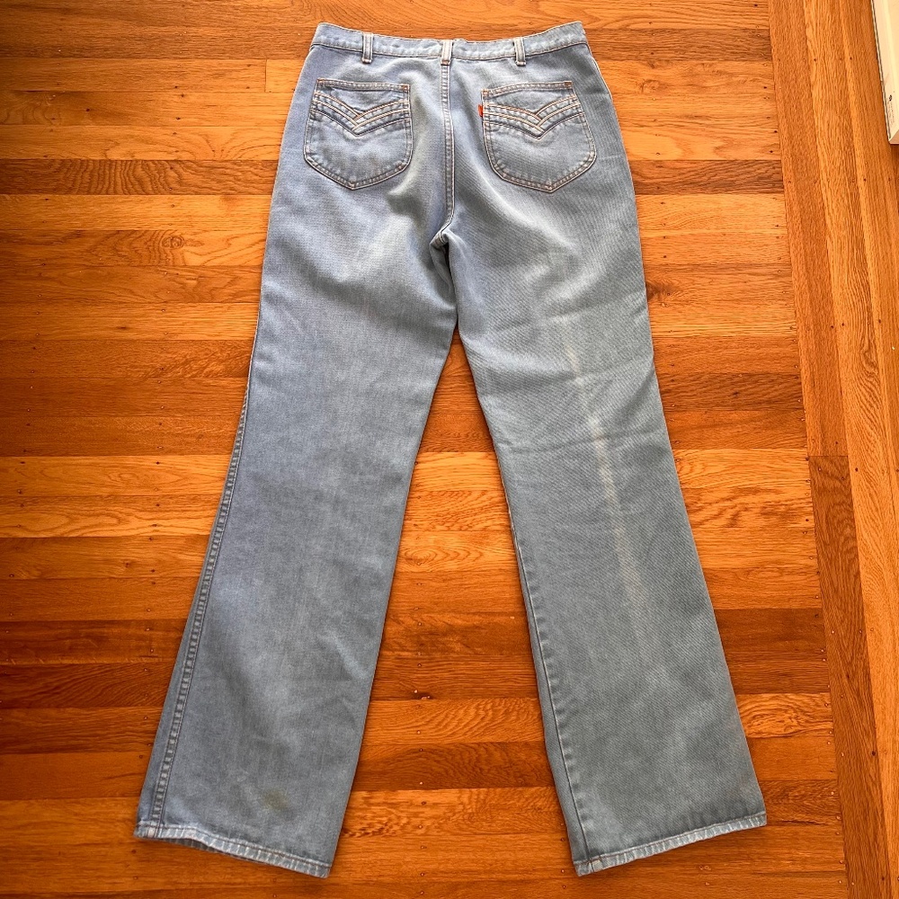Vintage 70's Flare Orange Tab Levi's